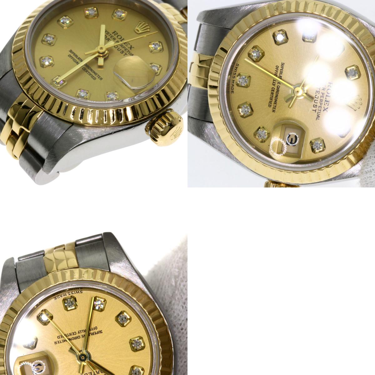 ロレックス 79173G デイトジャスト 10P ダイヤモンド 腕時計 中古 商品画像20