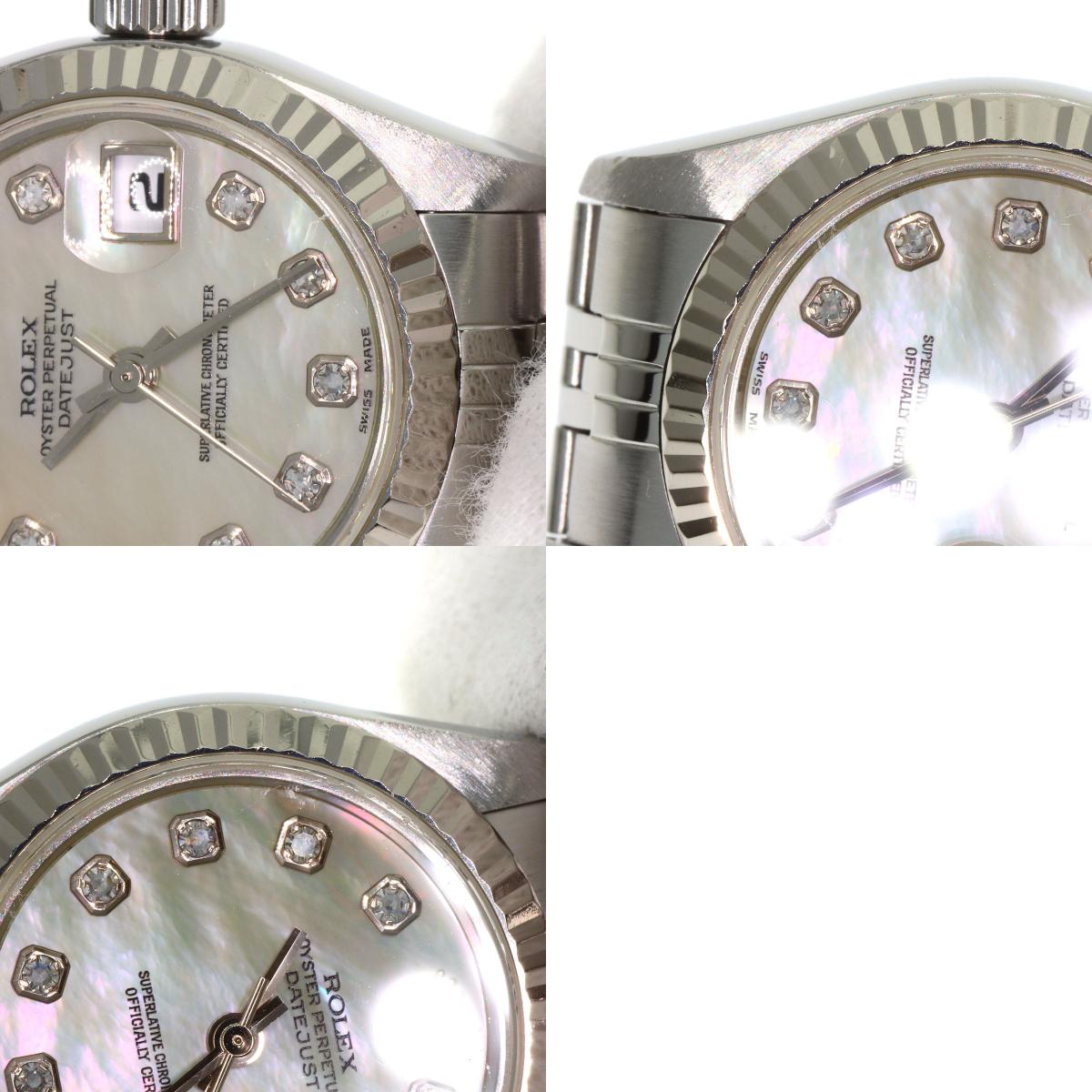 ロレックス 69174NG デイトジャスト 10P ダイヤモンド 腕時計 中古 商品画像20