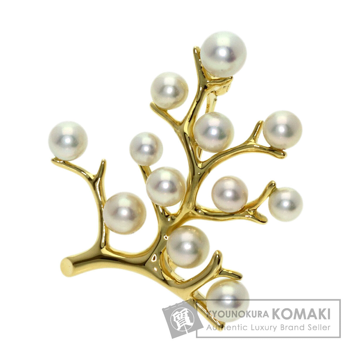 ミキモト パール 真珠 幸福の木 ブローチ 中古 | 京の蔵小牧
