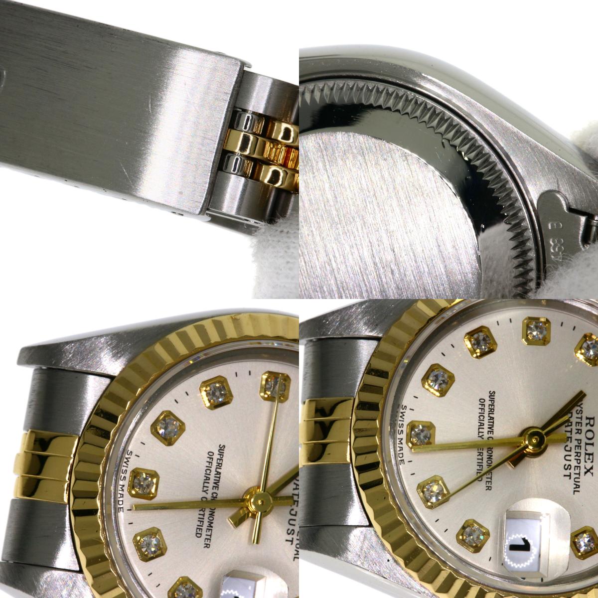ロレックス 69173G デイトジャスト 10P ダイヤモンド 腕時計 中古 商品画像20