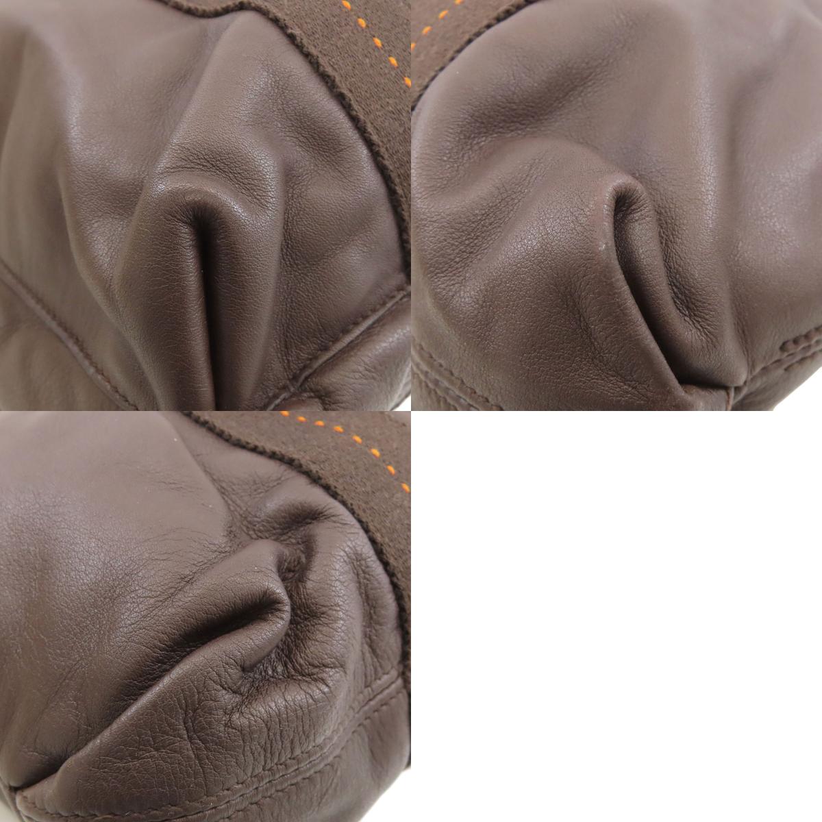 HERMES エルメス キャラバンホリゾンタルMM 2WAY ハンドバッグ カーフ レディース 中古