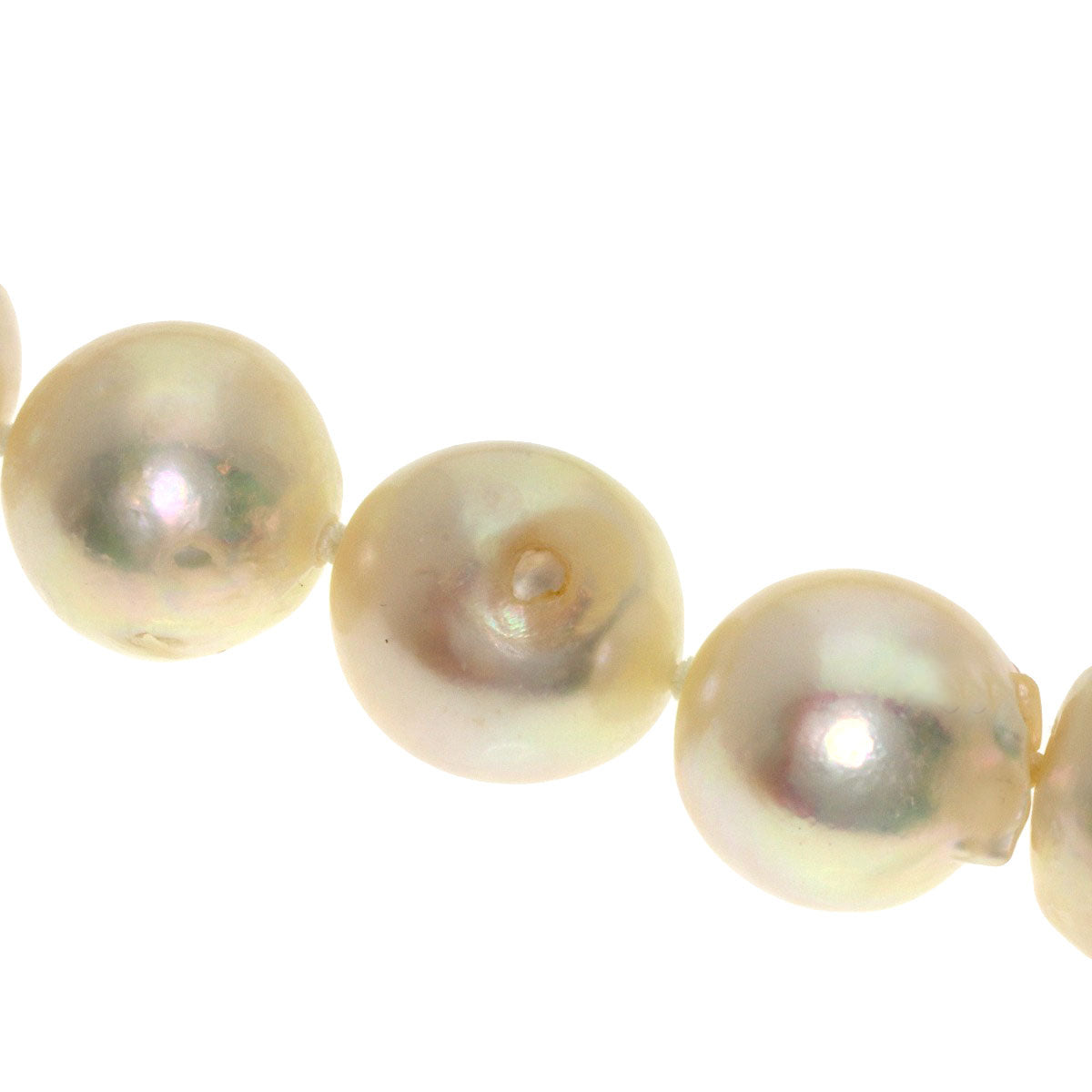 SELECT JEWELRY セレクトジュエリー パール 真珠 ダイヤモンド ネックレス K18YG レディース 中古