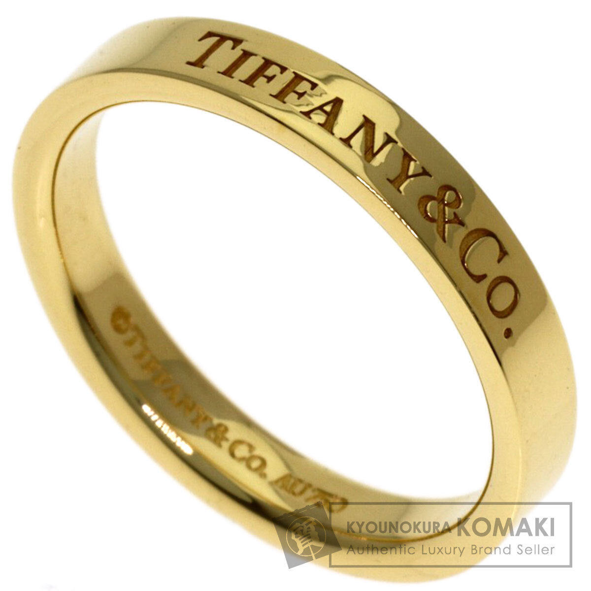 ★Tiffany&Co ティファニー フラットバンドリング ダイヤ USED品★ ティファニー フラット バンド リング・指輪 中古 | 京の蔵小牧
