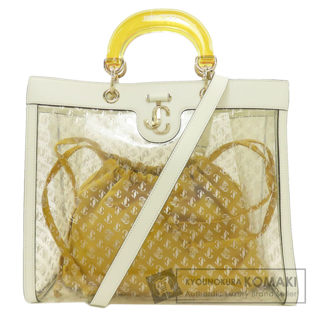 ジミーチュウ JIMMY CHOO ロゴ ハンドバッグ 2WAY ショルダーバッグ 