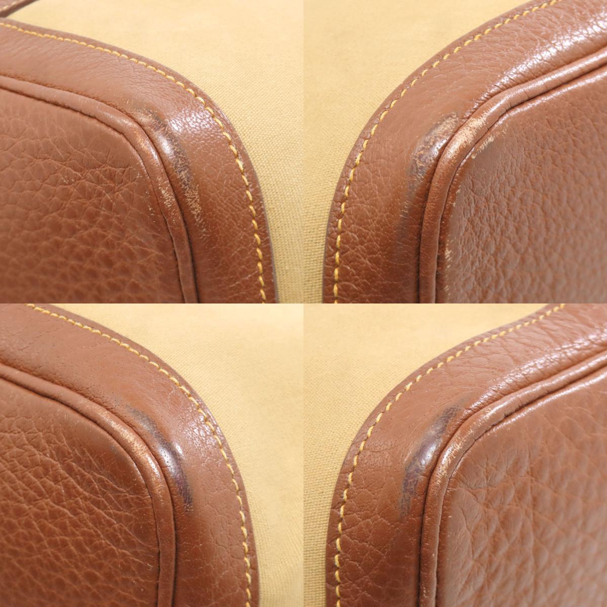 HERMES エルメス ガーデンパーティPM シルバー金具 トートバッグ トワルアッシュ レディース 中古