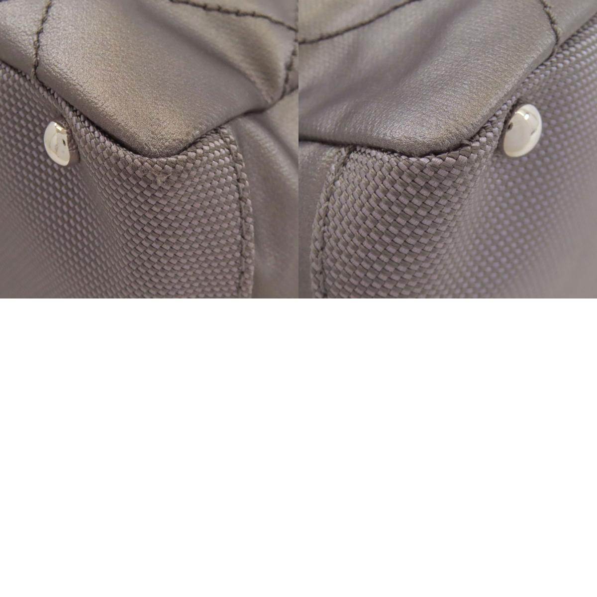 CHANEL シャネル パリビアリッツ PM シルバー金具 ハンドバッグ カーフ レディース 中古