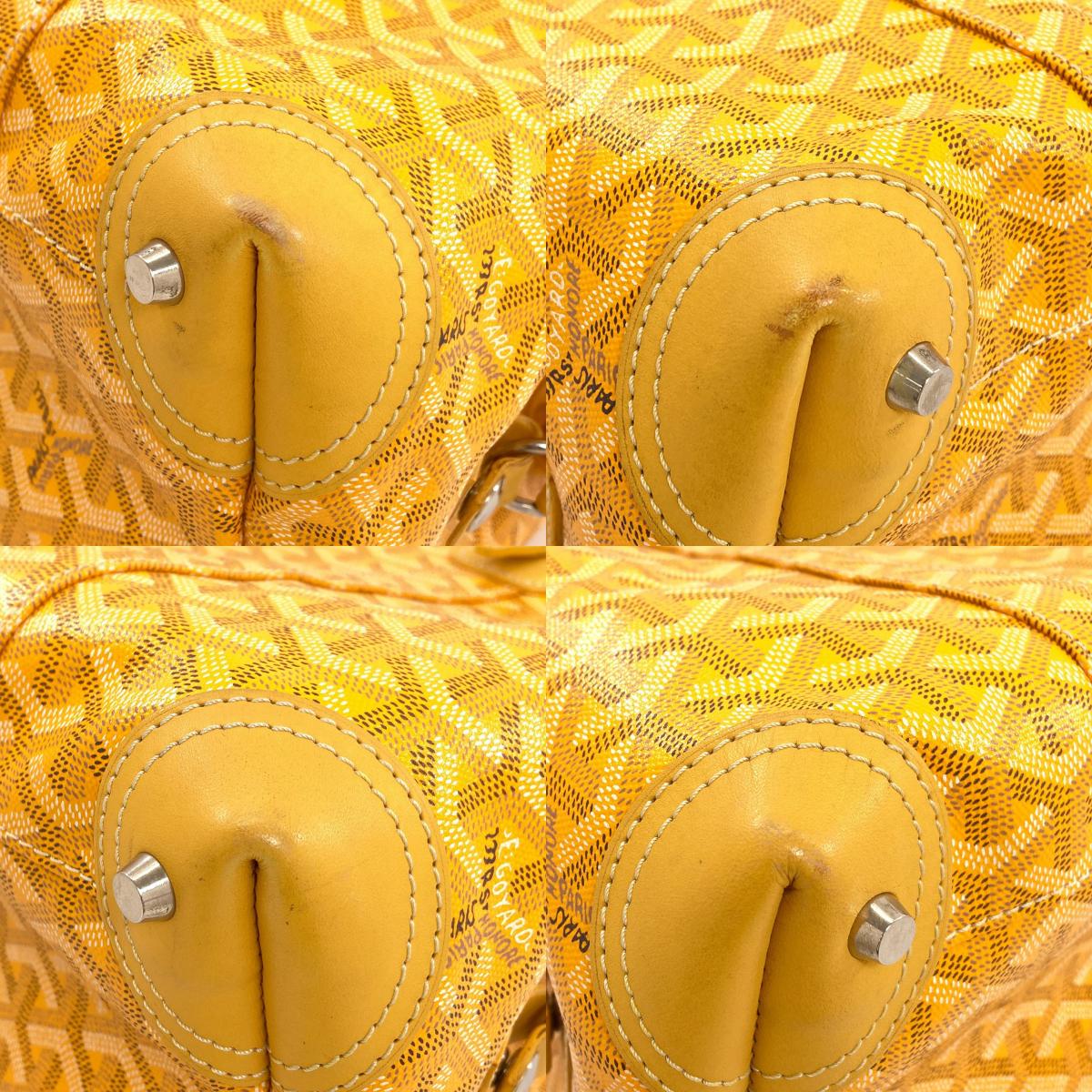 GOYARD ゴヤール ボーイング30 ヘリンボーン柄 ボストンバッグ PVC レディース 中古