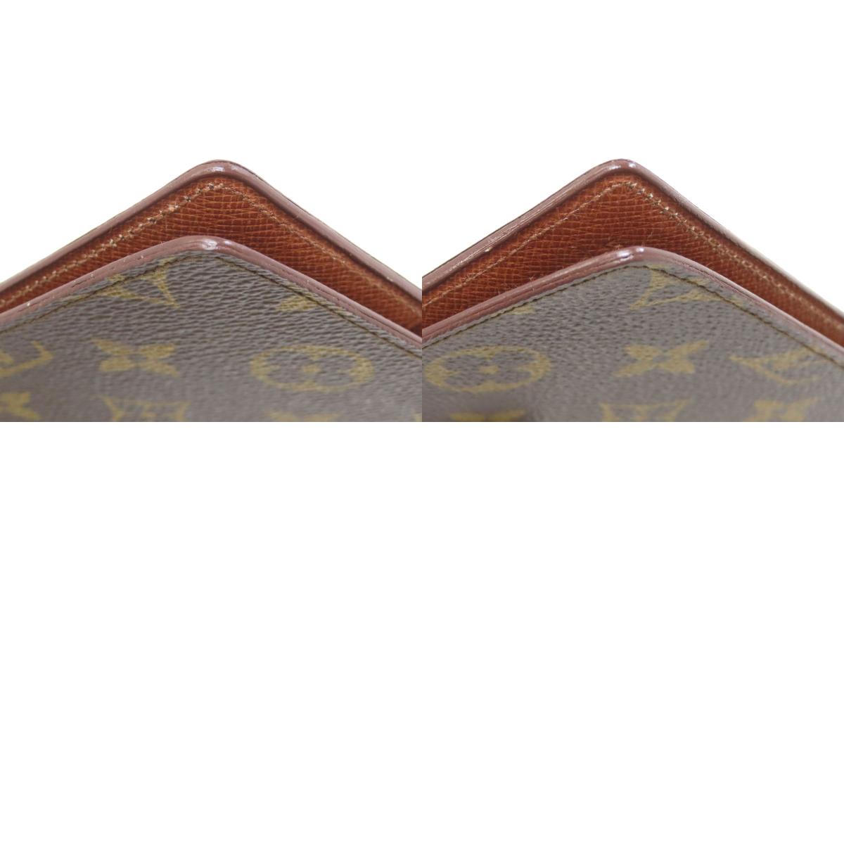 LOUIS VUITTON ルイヴィトン M62223 ポルト シェキエ ダブル 長財布(小銭入れなし) モノグラムキャンバス メンズ 中古