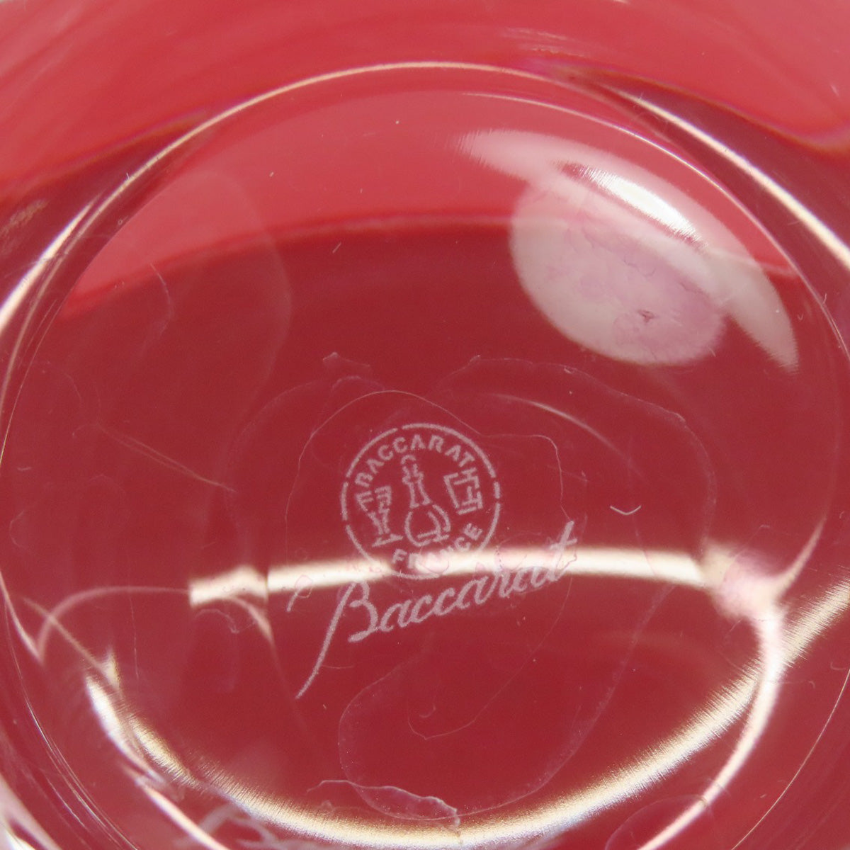 Baccarat バカラ シャトー ロックグラス クリスタルガラス レディース 中古
