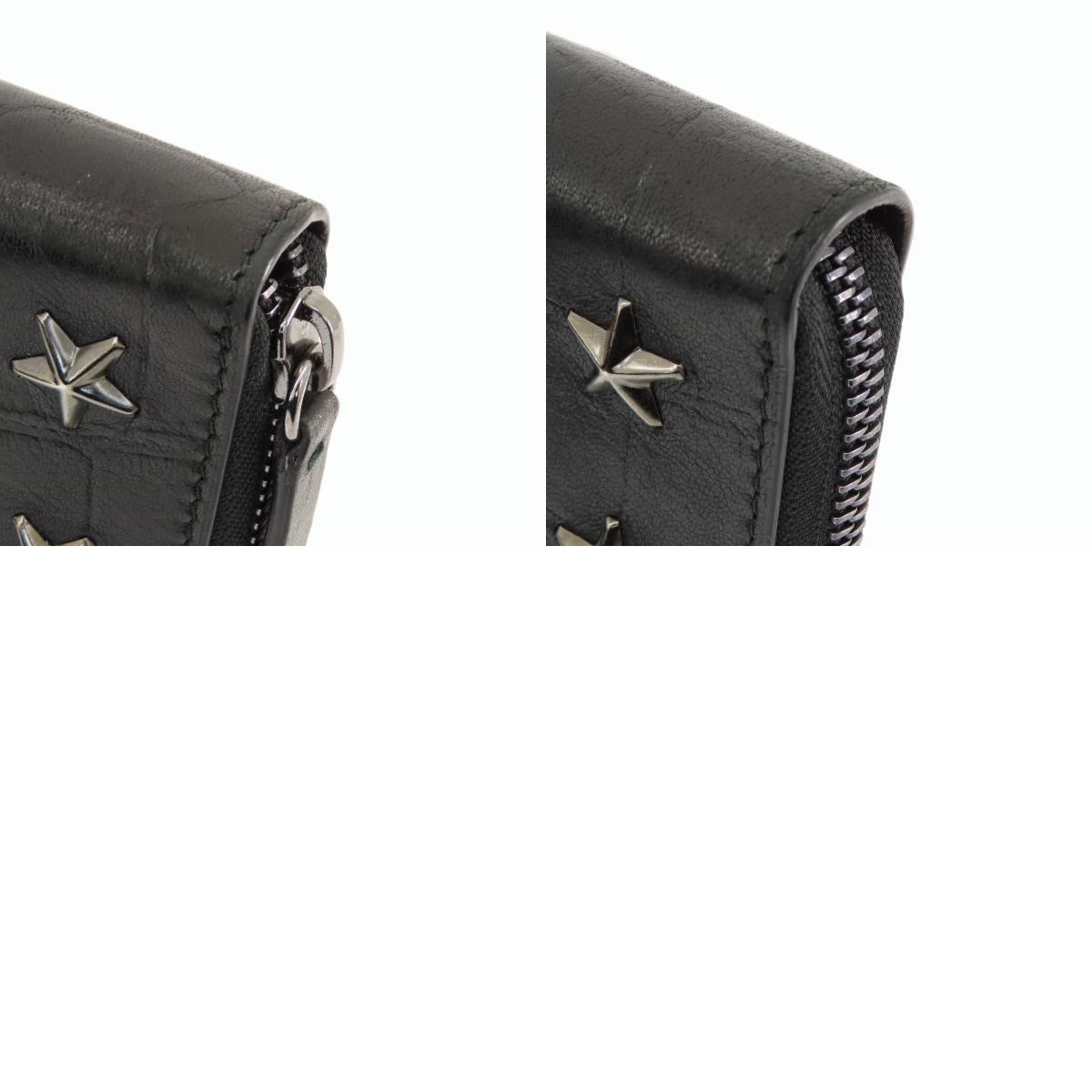 Jimmy Choo ジミーチュウ スタースタッズ 長財布(小銭入れあり) レザー レディース 中古