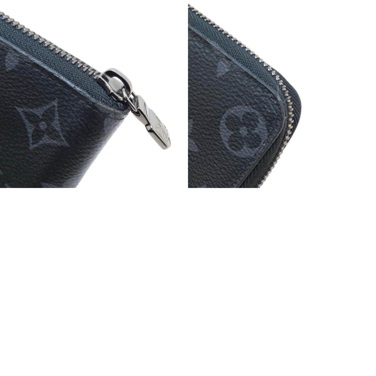 LOUIS VUITTON ルイヴィトン M62295 ジッピーウォレット・ヴェルティカル 長財布(小銭入れあり) モノグラムエクリプス メンズ 中古