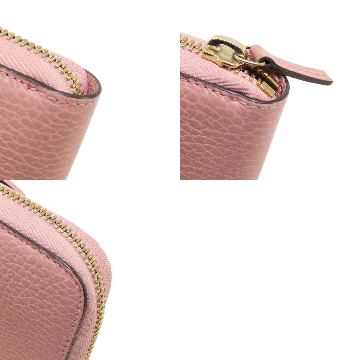 GUCCI グッチ 449347 インターロッキングG 長財布(小銭入れあり) レザー レディース 中古