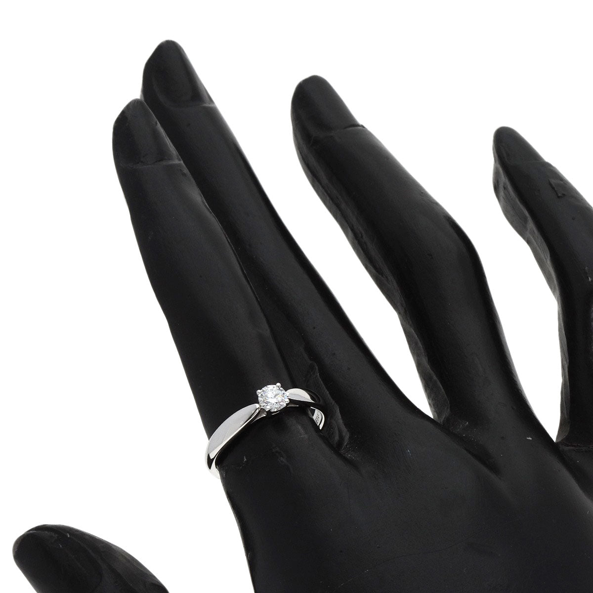 TIFFANY&Co. ティファニー ハーモニー ソリティア ダイヤモンド リング・指輪 PT950 レディース 中古