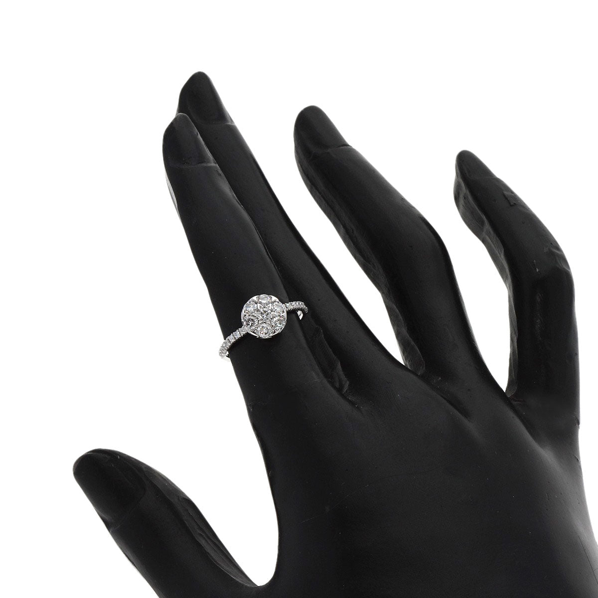 CARTIER カルティエ エタンセル ドゥ カルティエ ダイヤモンド #46 リング・指輪 K18WG レディース 中古
