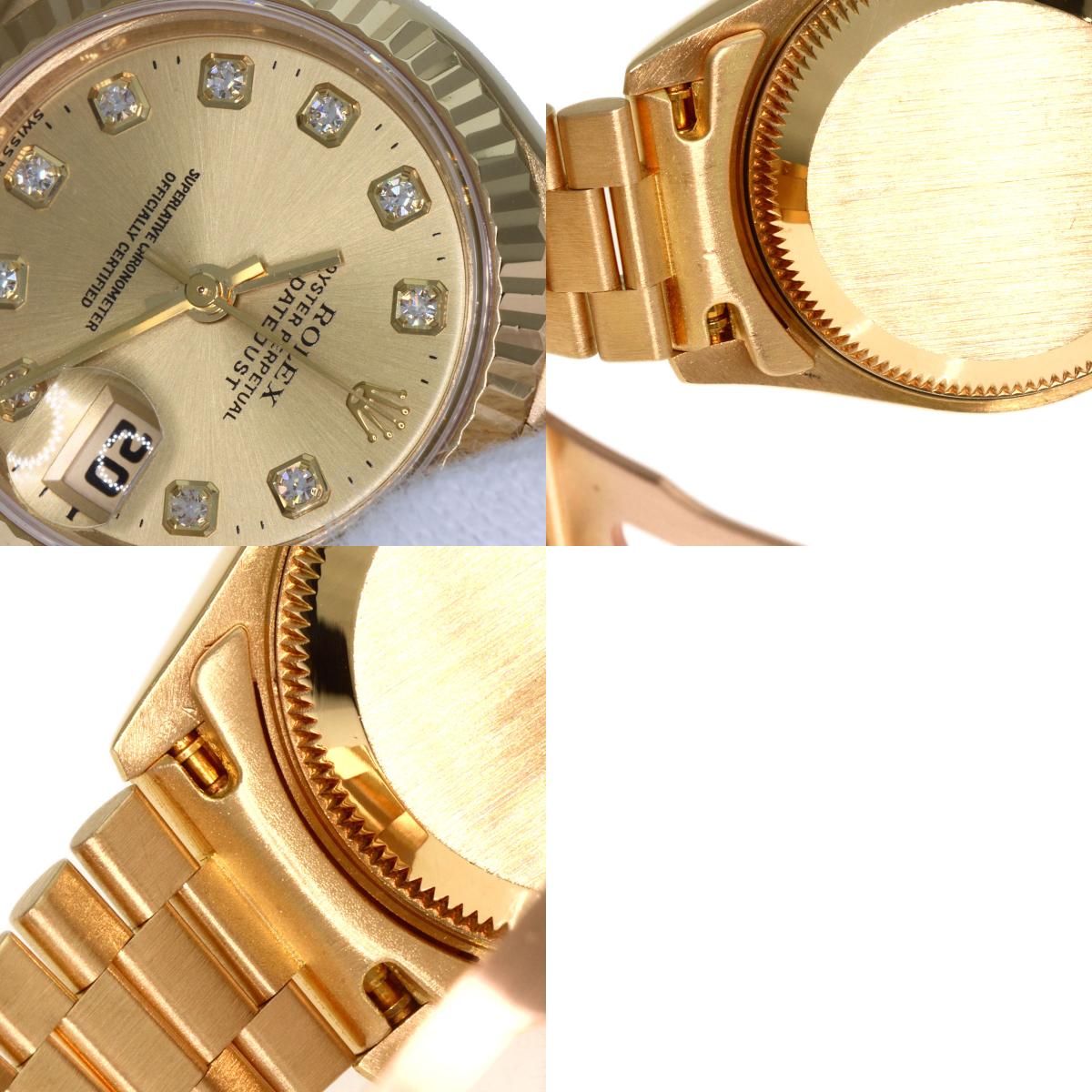 ロレックス 69178G デイトジャスト 10P ダイヤモンド 腕時計 中古 商品画像20