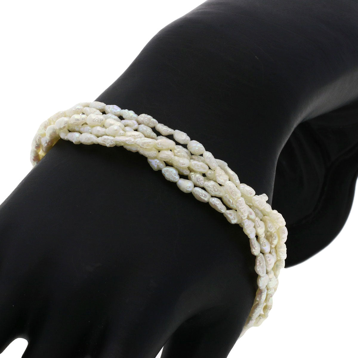 SELECT JEWELRY セレクトジュエリー 淡水パール 真珠 3連 6連 ブレスレット 3点セット ネックレス 金属製 レディース 中古