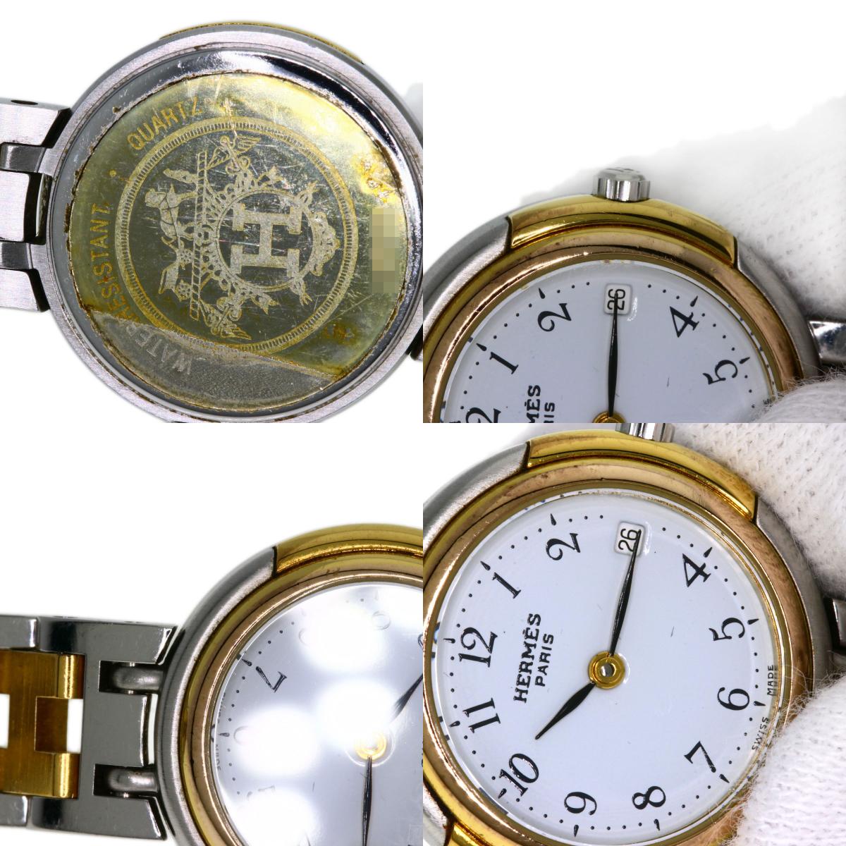 HERMES エルメス ウインザー 腕時計 SS レディース 中古