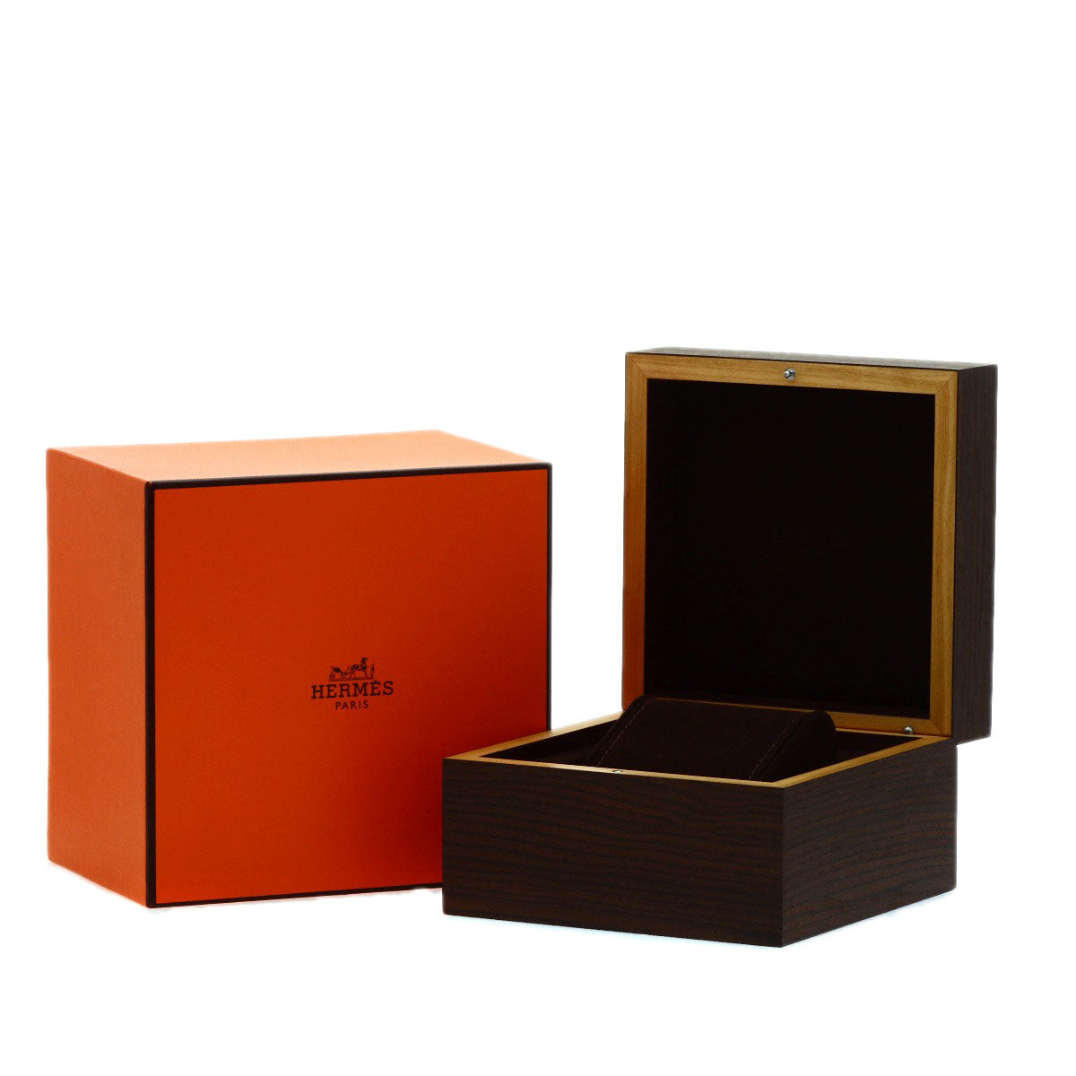 HERMES エルメス CA6.841 スリム ドゥ エルメス スケルトン リュンヌ 腕時計 チタニウム メンズ 中古