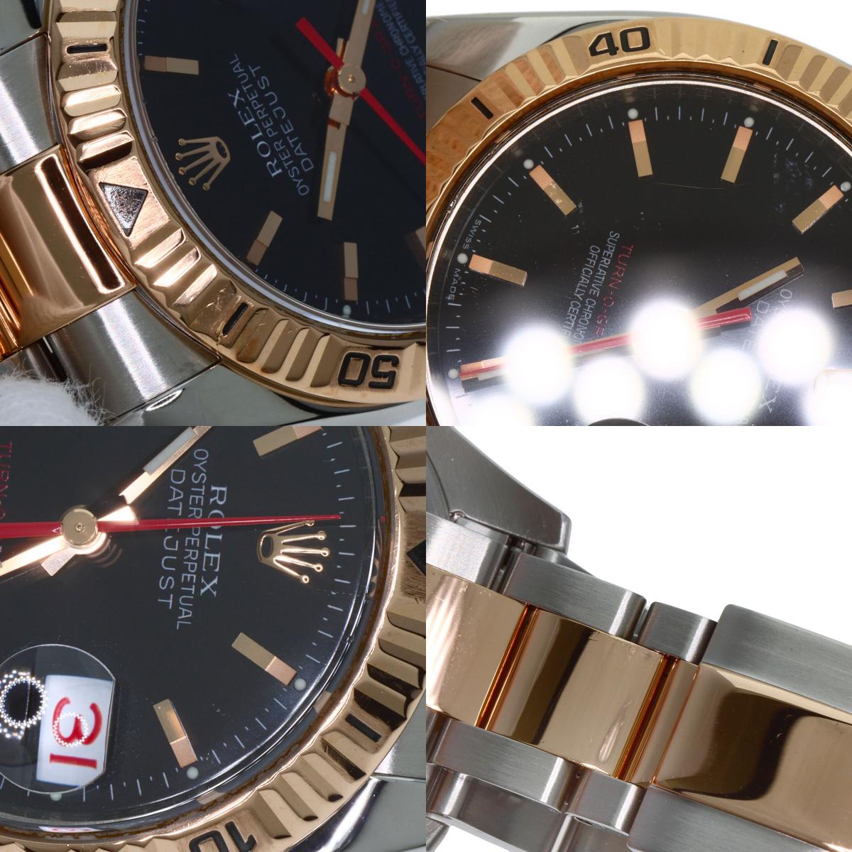 ROLEX ロレックス 116261 デイトジャスト ターノグラフ 腕時計 SS メンズ 中古