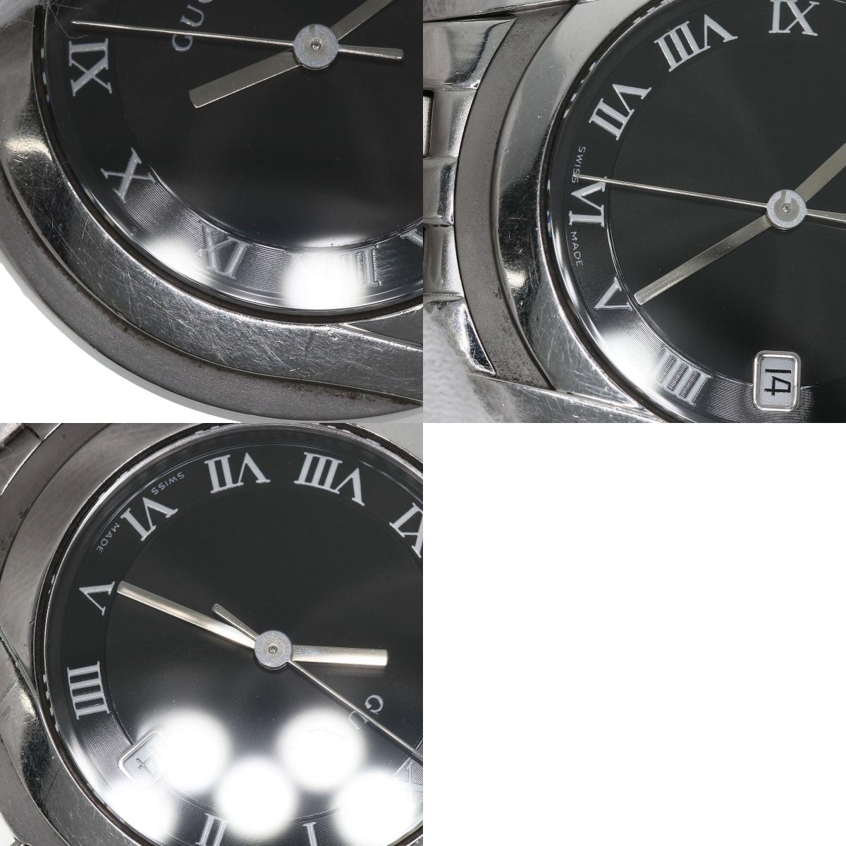 GUCCI グッチ 5500M ラウンドフェイス 腕時計 SS メンズ 中古