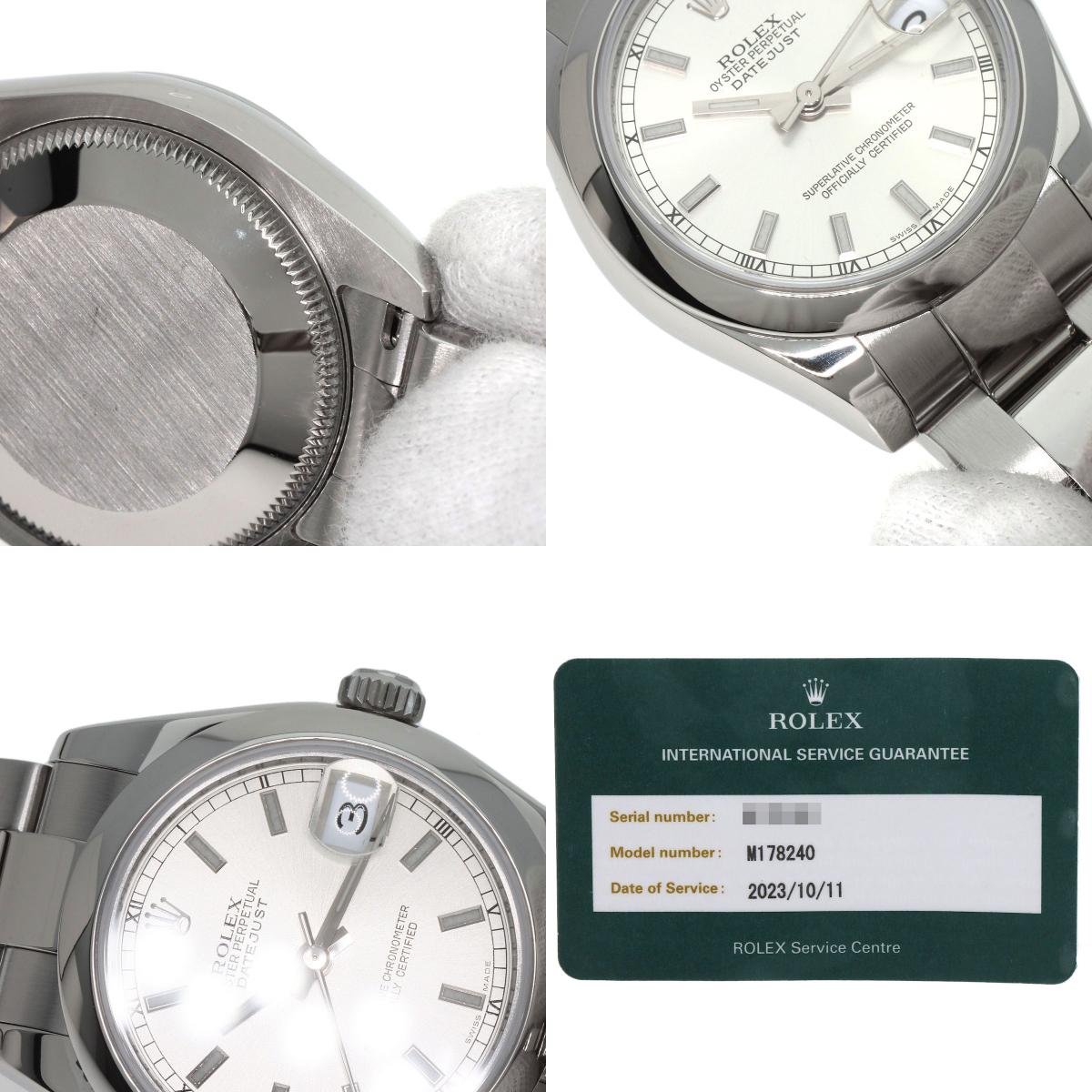 ROLEX ロレックス 178240 デイトジャスト 腕時計 SS ボーイズ 中古