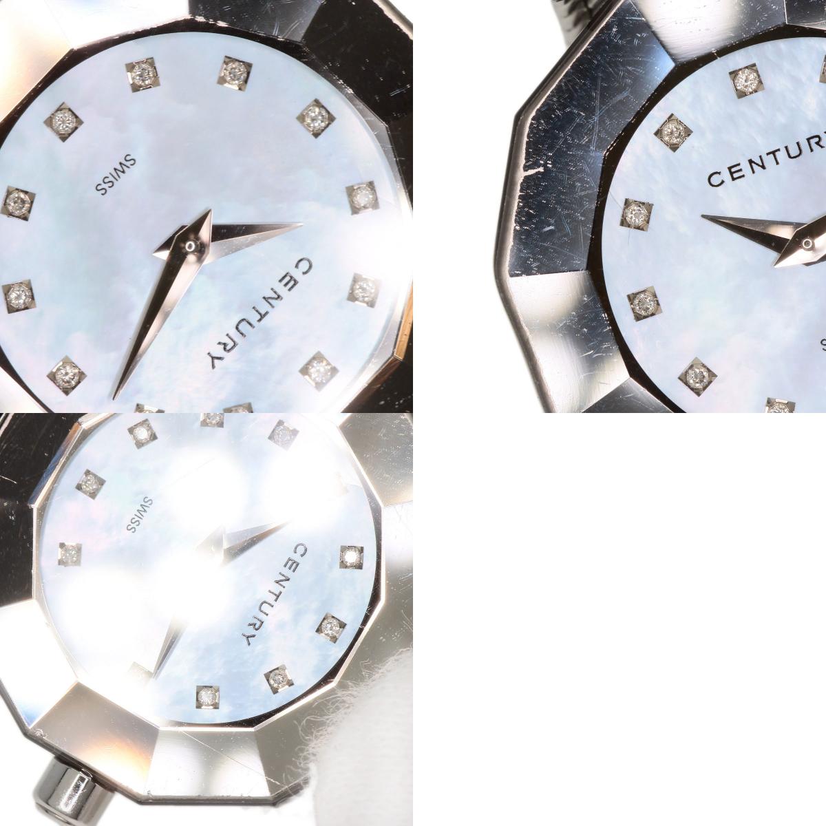 CENTURY センチュリー タイムジェム 腕時計 SS レディース 中古