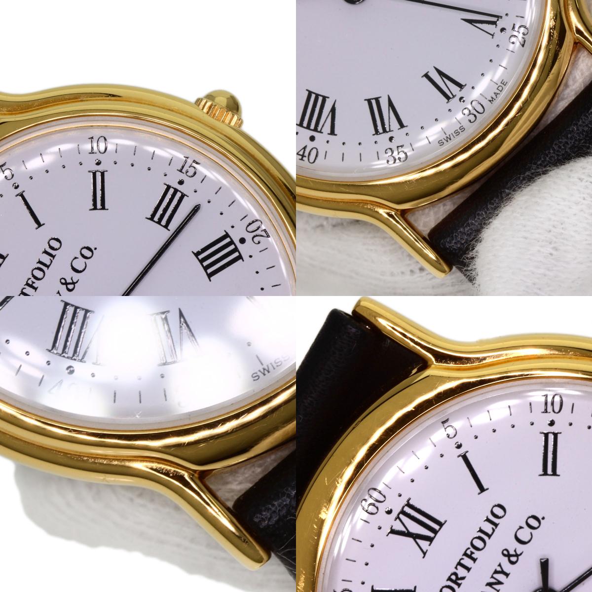 TIFFANY&Co. ティファニー ポートフォリオ 腕時計 GP ボーイズ 中古