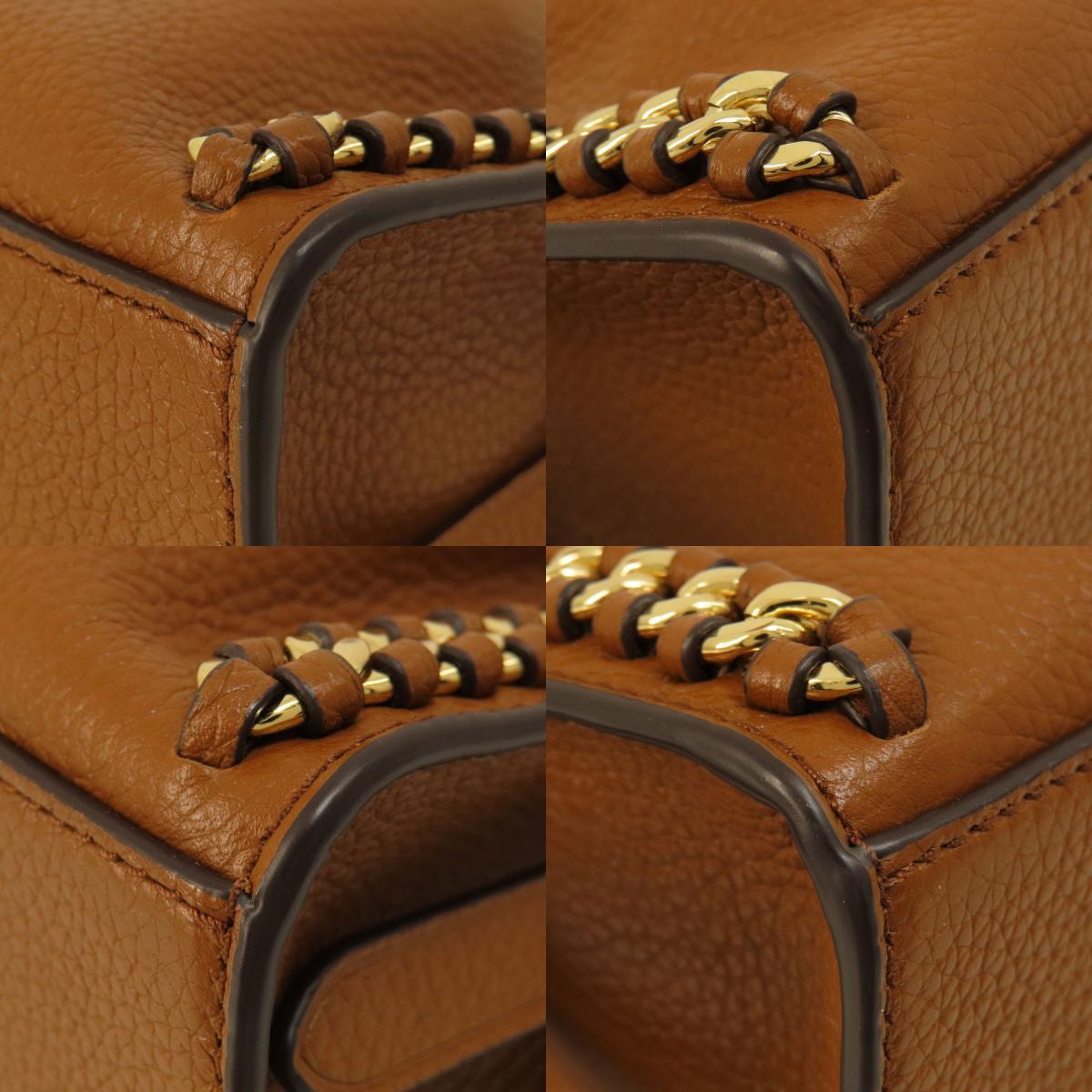 Michael Kors マイケルコース ロゴ金具 2WAY ハンドバッグ レザー レディース 中古