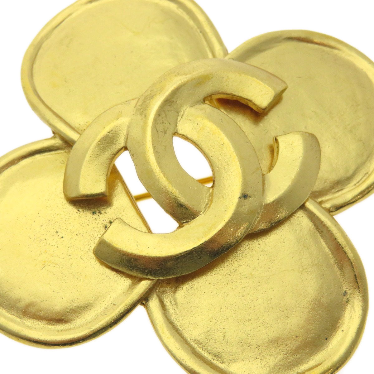 CHANEL シャネル ココマーク ブローチ 金属製 レディース 中古