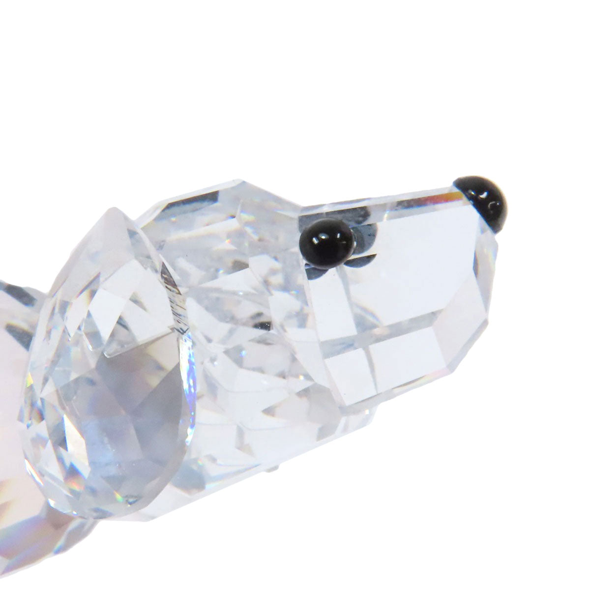 SWAROVSKI スワロフスキー ドッグモチーフ オブジェ クリスタル レディース 中古
