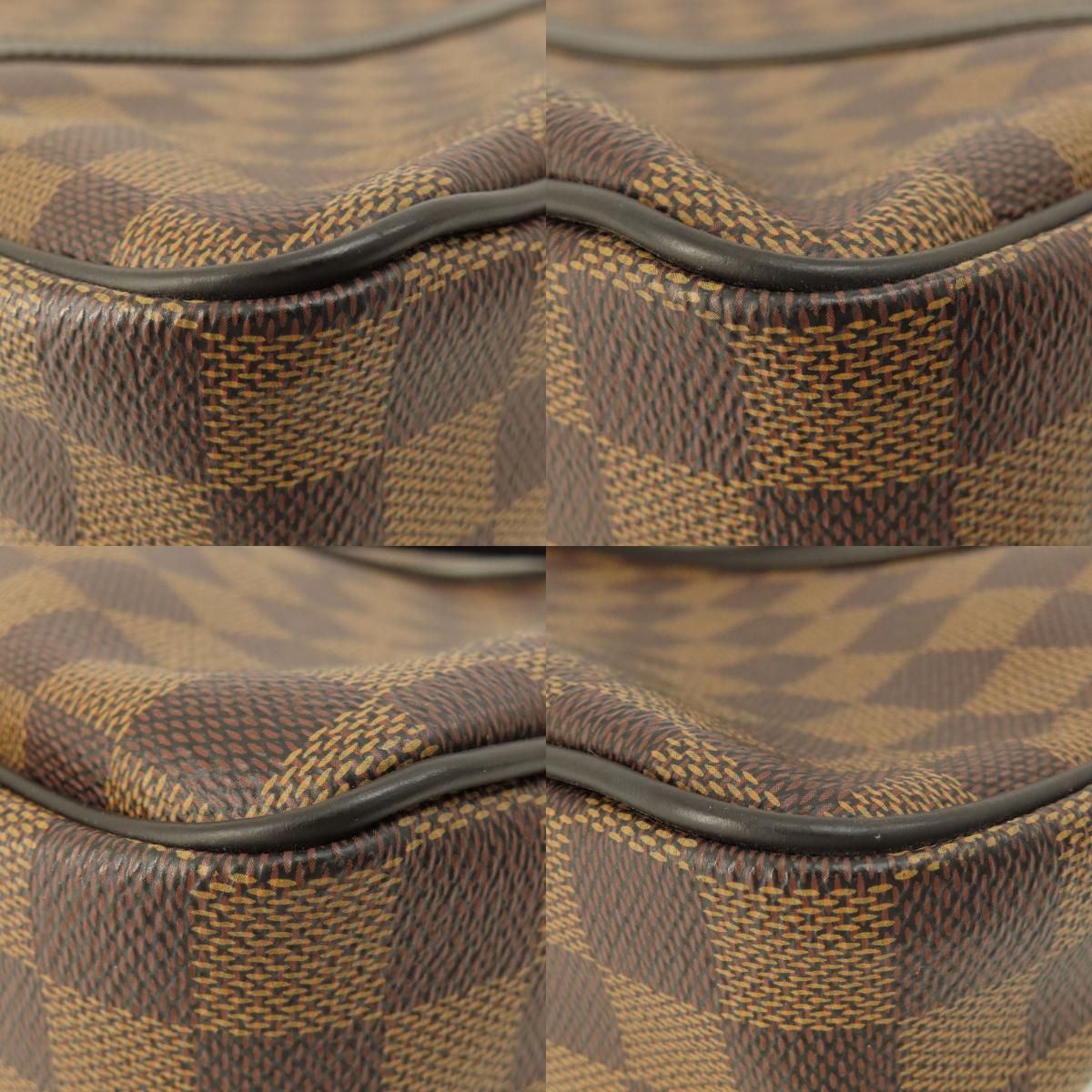 LOUIS VUITTON ルイヴィトン N41466 ポルト ドキュマン・ヴォワヤージュ PM ダミエ エベヌ ビジネスバッグ ダミエキャンバス レディース 中古
