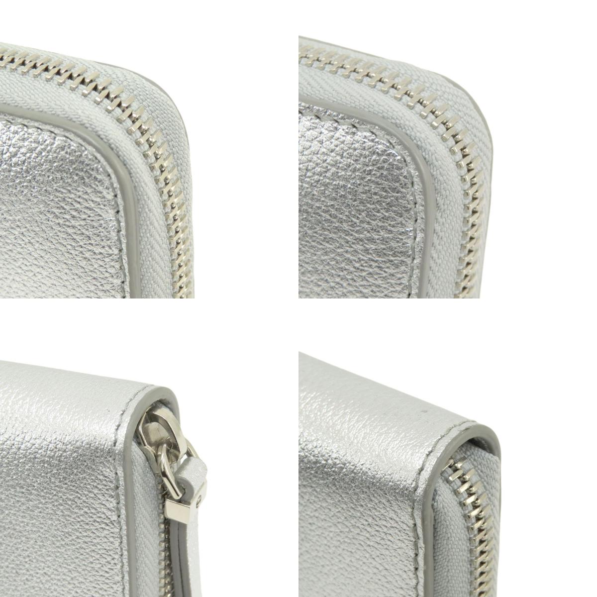 Jimmy Choo ジミーチュウ ロゴ 長財布(小銭入れあり) レザー レディース 中古