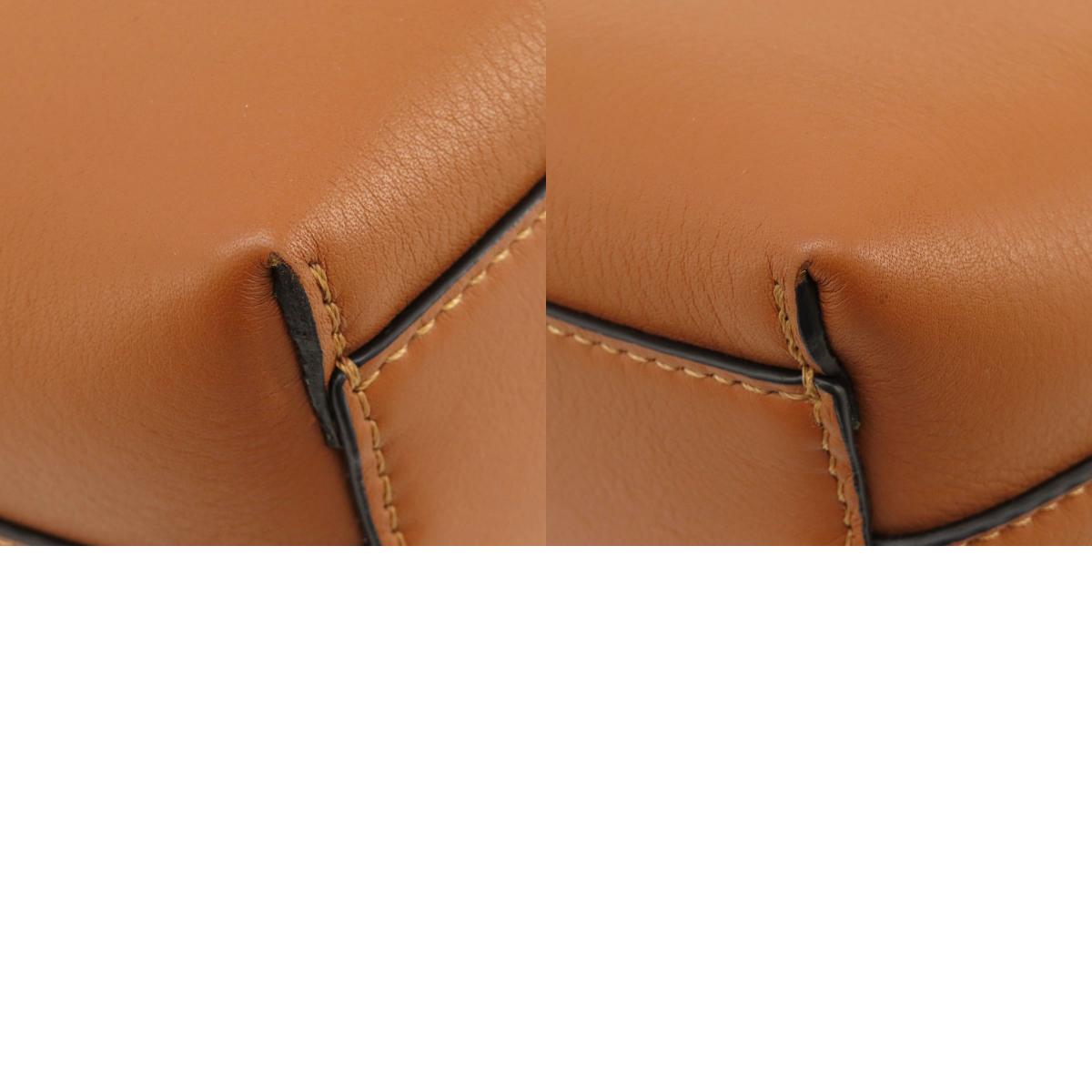 LOEWE ロエベ アナグラム トートバッグ カーフ レディース 中古