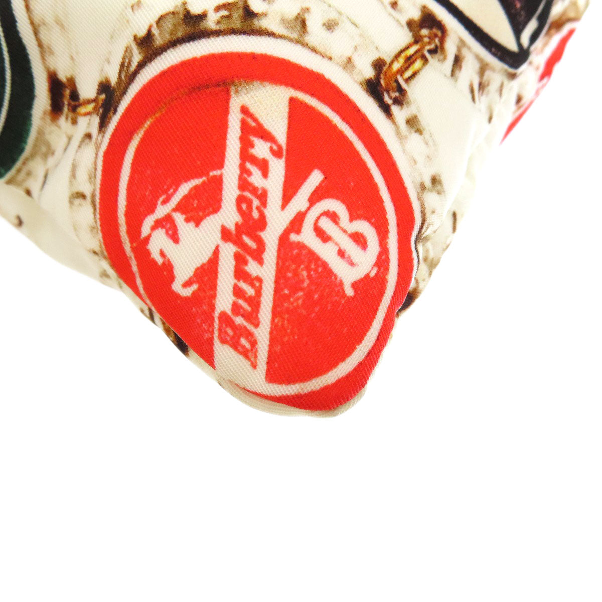 BURBERRY バーバリー ボトルキャッププリント トートバッグ ナイロン レディース 中古