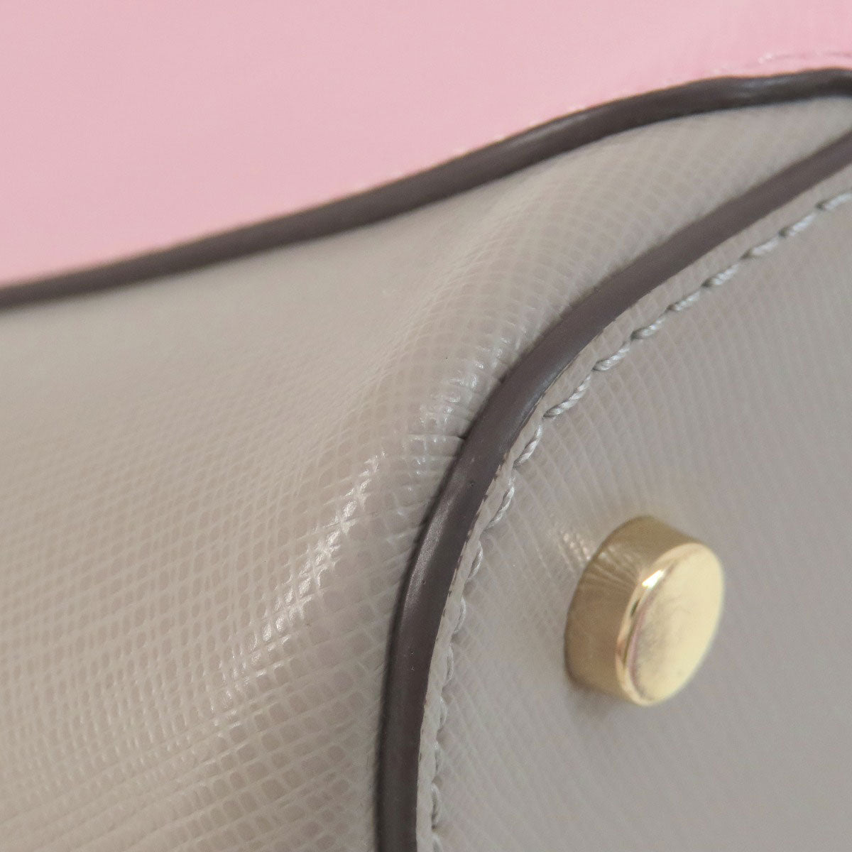 kate spade ケイトスペード ロゴ金具 2WAY トートバッグ PVC レディース 中古