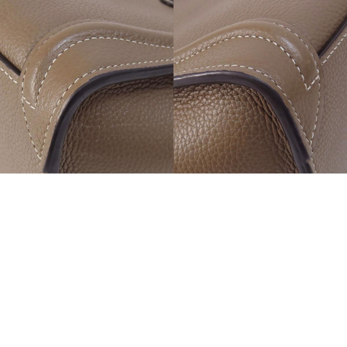 CELINE セリーヌ ラゲージナノ 2WAY ハンドバッグ カーフ レディース 中古