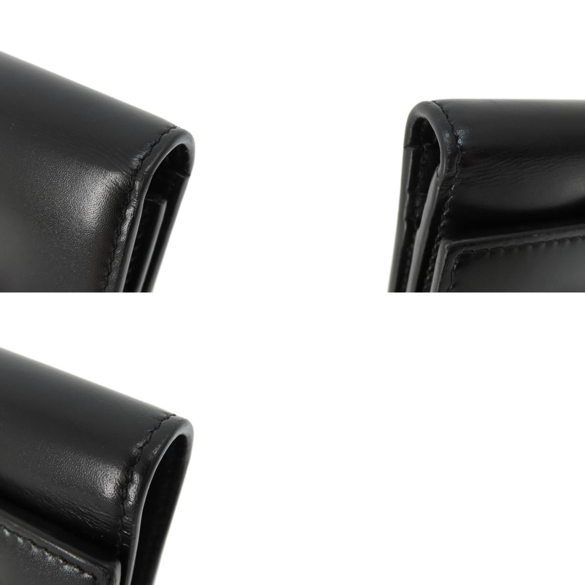 GIVENCHY ジバンシー ロゴ 二つ折り財布(小銭入れあり) レザー レディース 中古