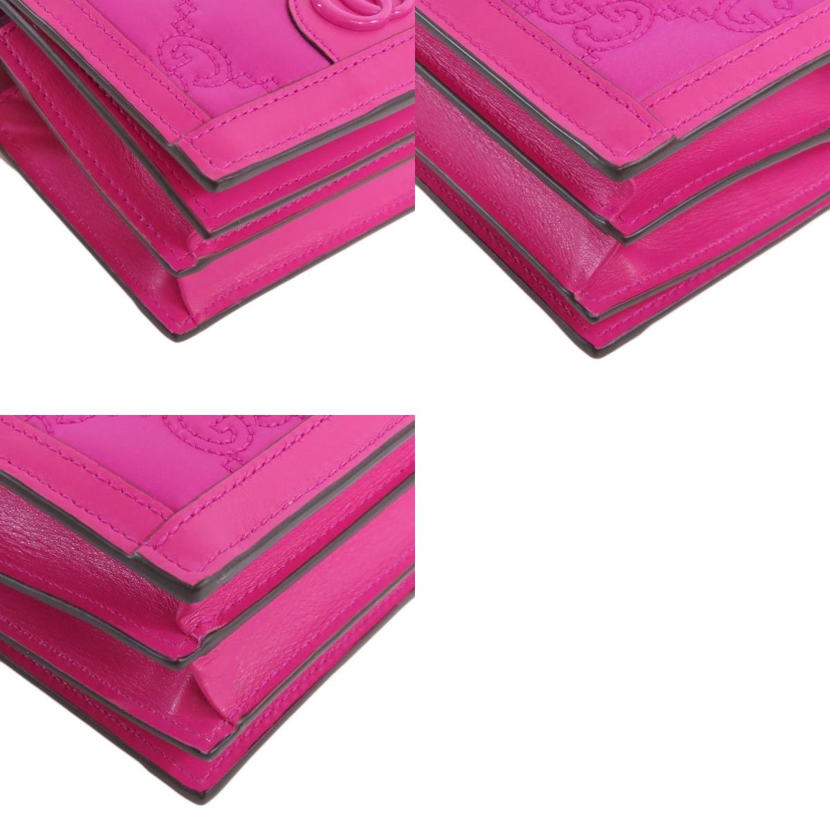 GUCCI グッチ 723777 GG ロングショルダー 2WAY ショルダーバッグ ナイロン レディース 中古