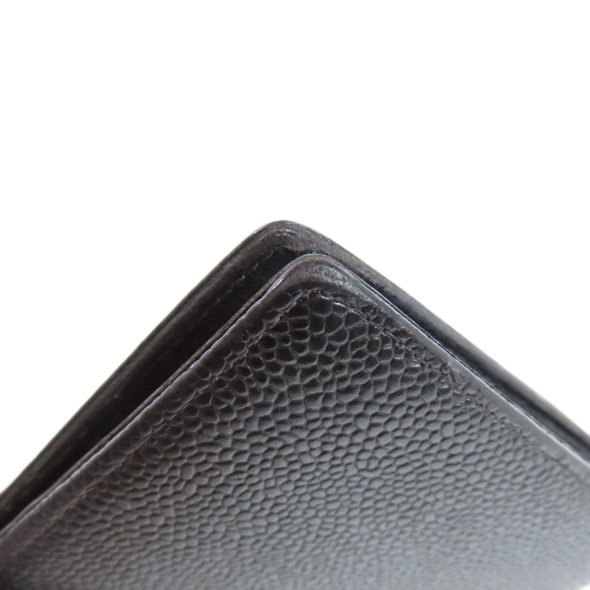 CHANEL シャネル ココマーク がま口財布 長財布(小銭入れあり) グレインド カーフスキン レディース 中古