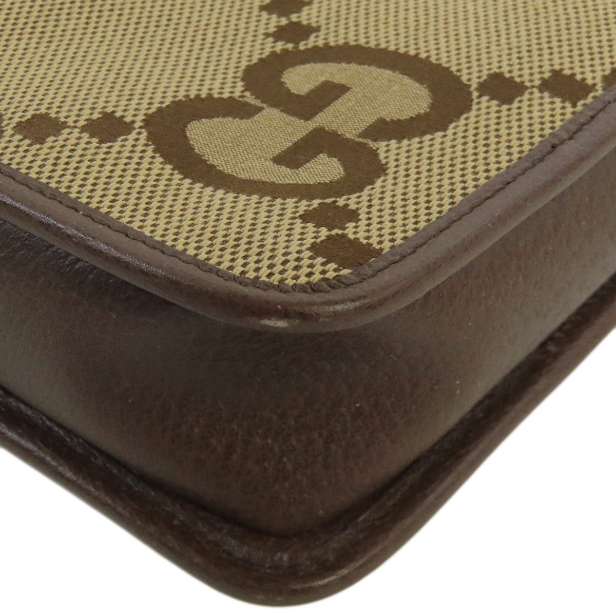 GUCCI グッチ 696075 ジャンボGG ミニバッグ ショルダーバッグ キャンバス レディース 中古