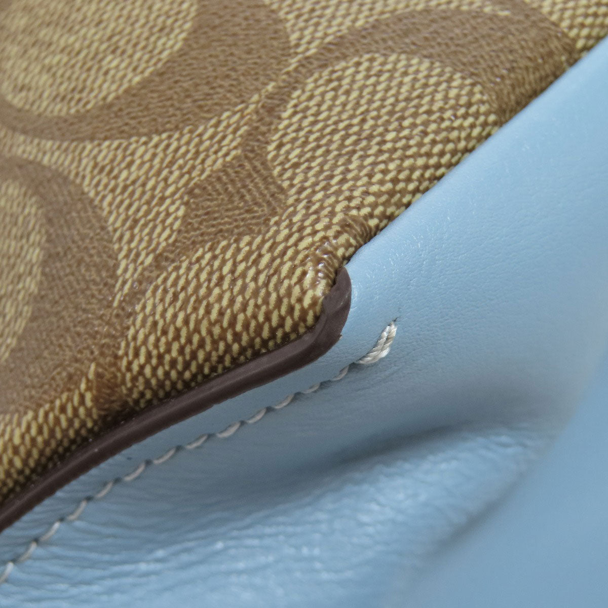 COACH コーチ F31477 シグネチャー 2WAY ショルダーバッグ PVC レディース 中古