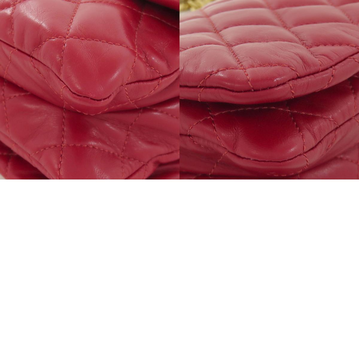 CHANEL シャネル チェーンショルダー マトラッセ ゴールド金具 ショルダーバッグ ラムスキン レディース 中古