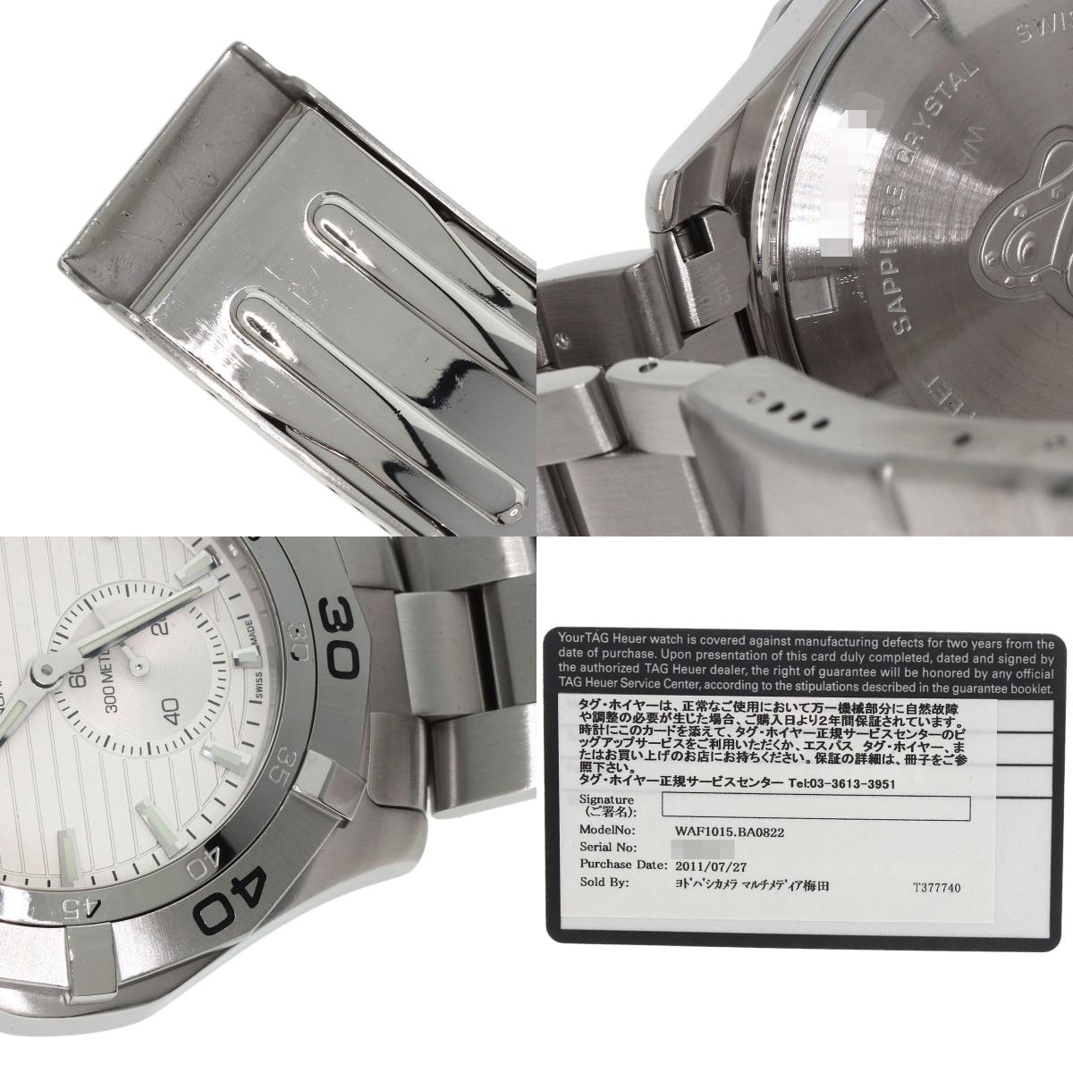タグホイヤー WAF1015.BA0822 アクアレーサー グランドデイト 腕時計 中古 商品画像20