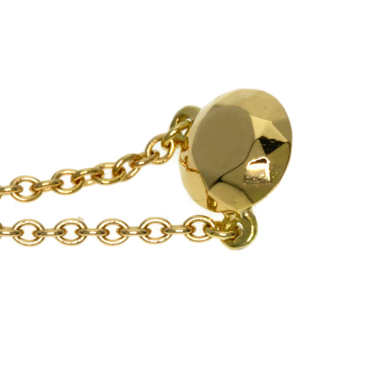 TIFFANY&Co. ティファニー ファセット ダイヤモンド ネックレス K18YG レディース 中古