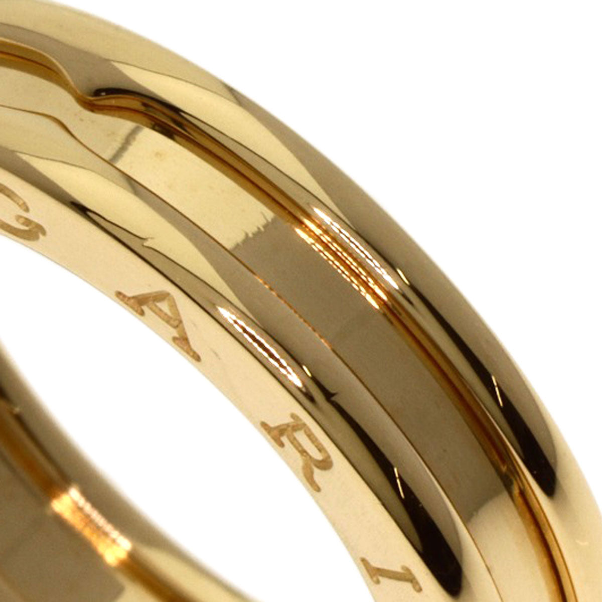 BVLGARI ブルガリ B-zero1 ビーゼロワン 1バンド #52 リング・指輪 K18YG レディース 中古