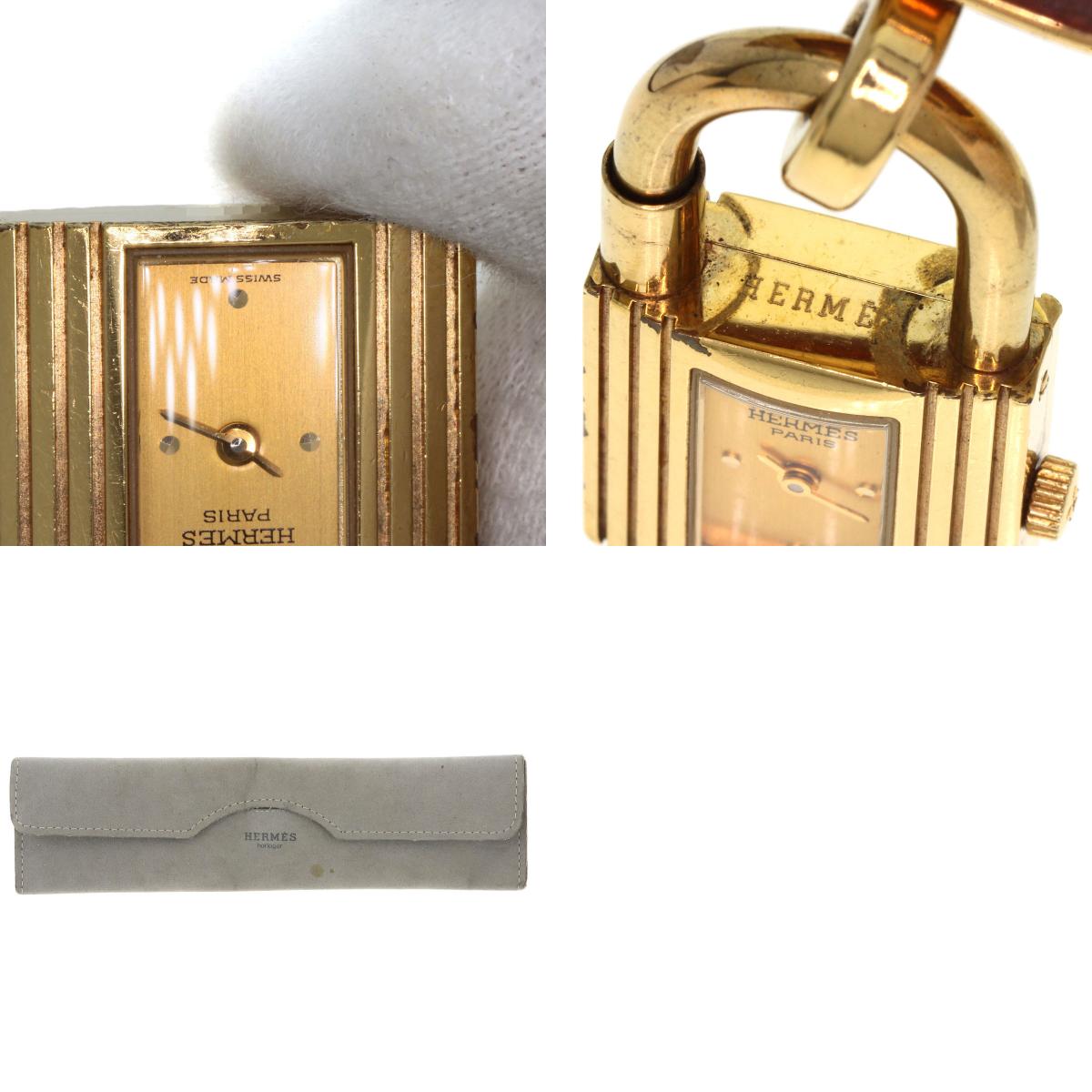HERMES エルメス ケリーウォッチ 腕時計 GP レディース 中古