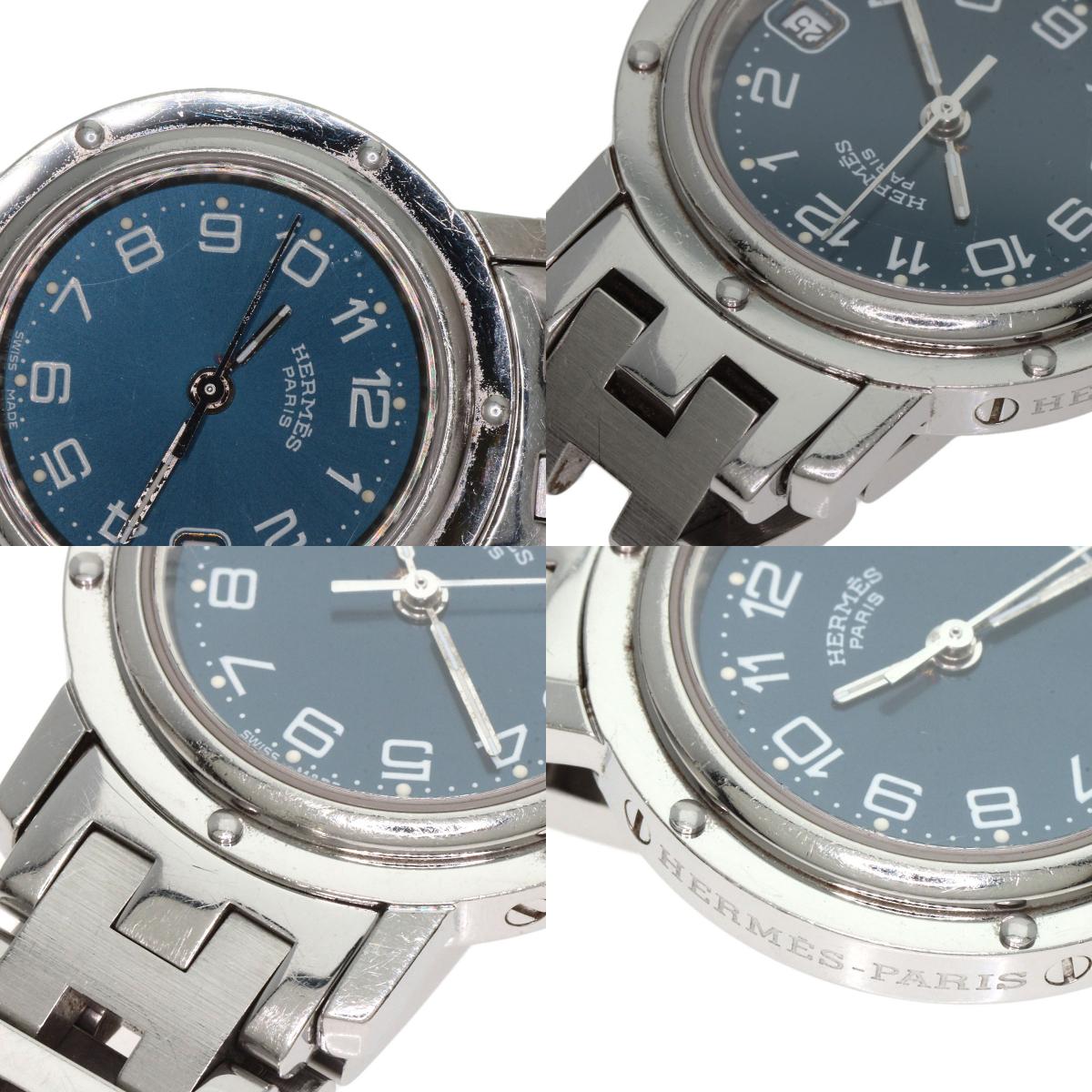 HERMES エルメス CL4.210 クリッパー 腕時計 SS レディース 中古