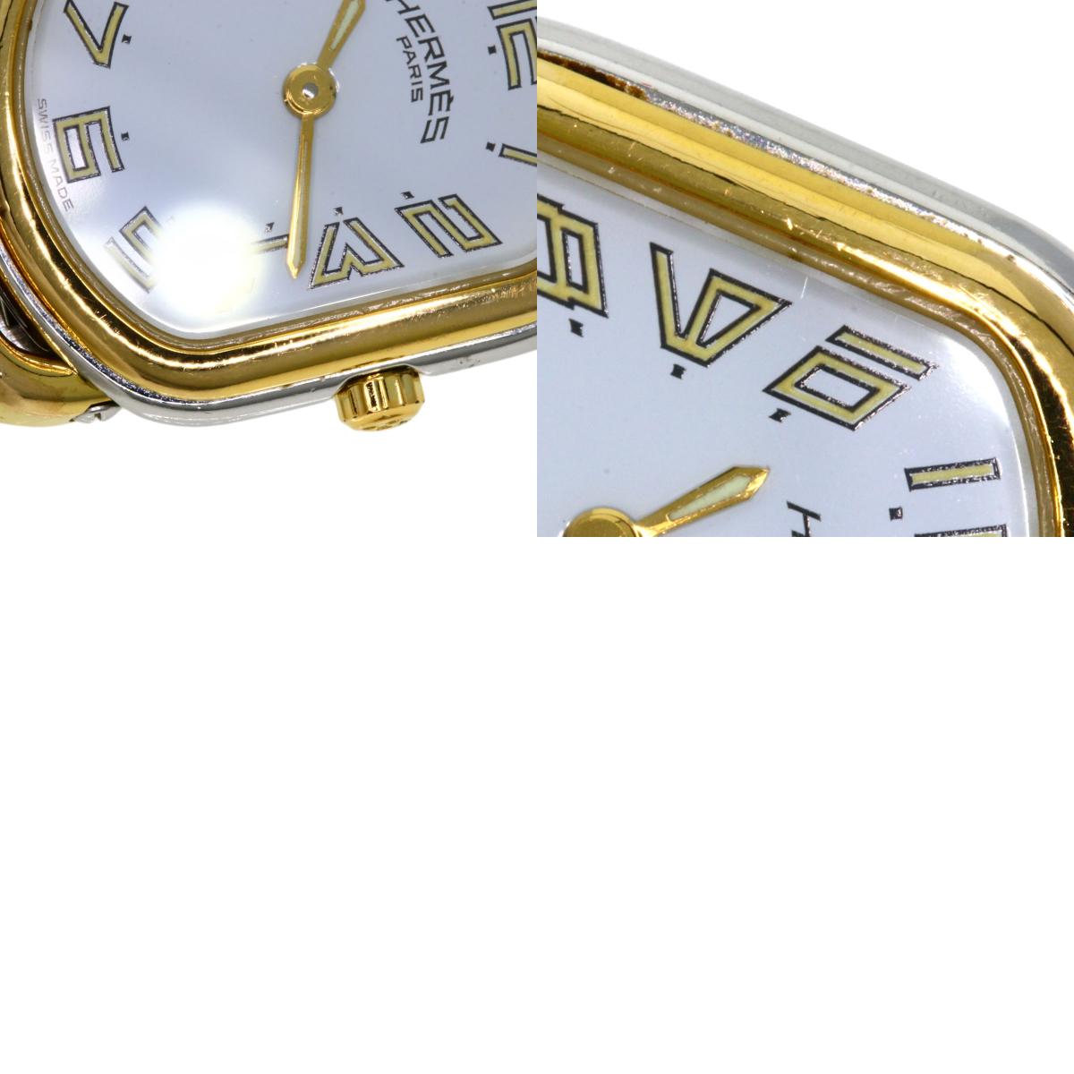 HERMES エルメス RA1.240 ラリー 腕時計 SS レディース 中古