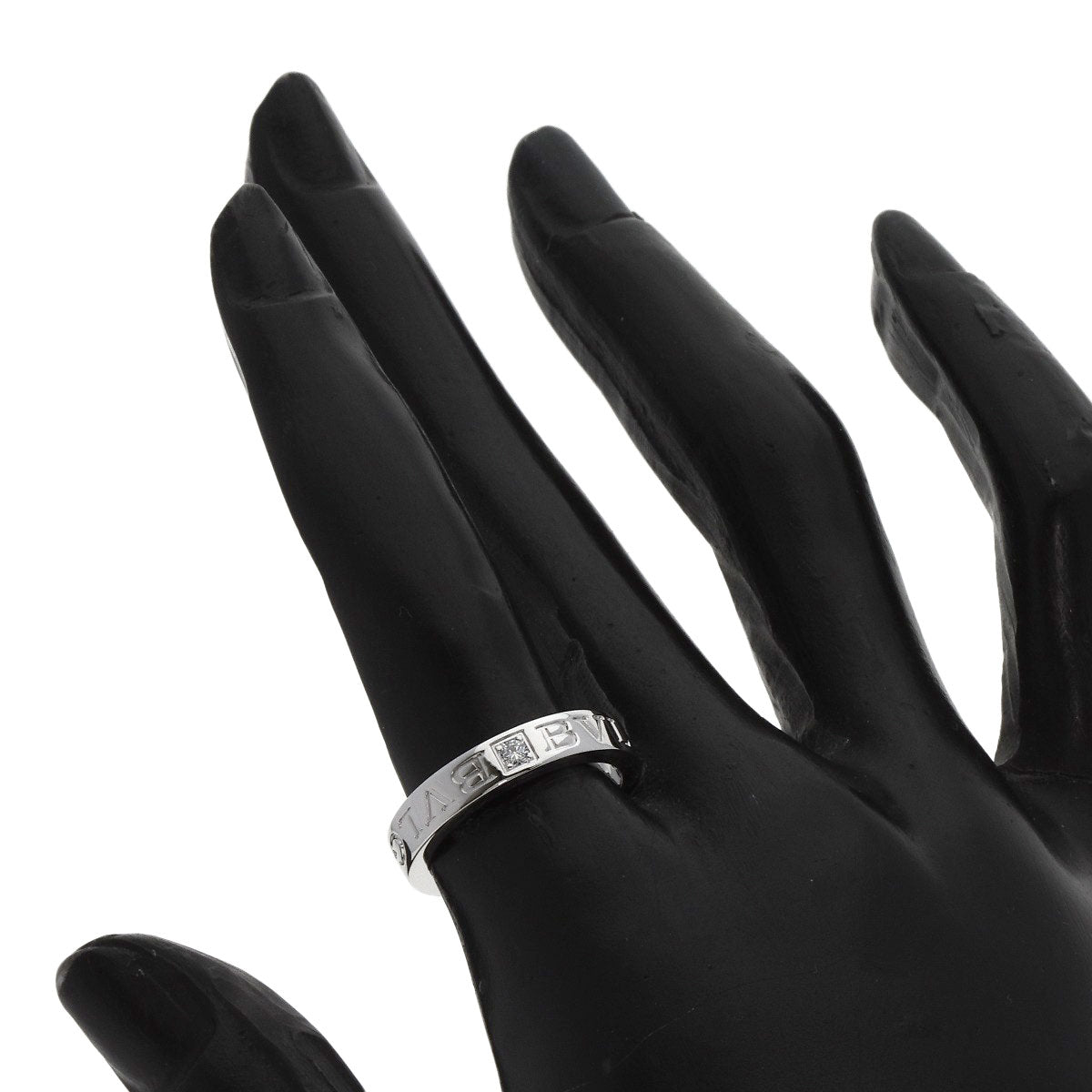 ブルガリ ダブルロゴ 1P ダイヤモンド リング・指輪 中古 商品画像7
