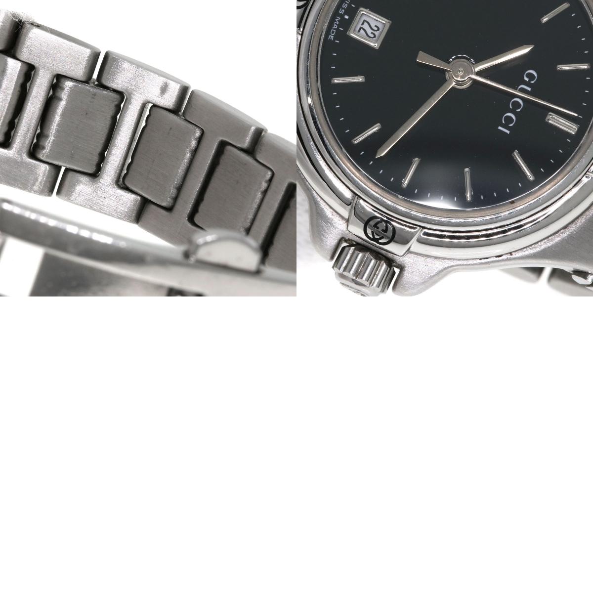 GUCCI グッチ 9040L ラウンドフェイス 腕時計 SS レディース 中古